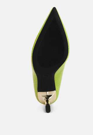 Snake Print Fantasy Heel Pumps