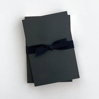 Little Black Notebooks with Rose Gold Edging (set of 2) - By Baano