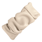 Faux Leather Rippled Snap Clip (3 Pack)