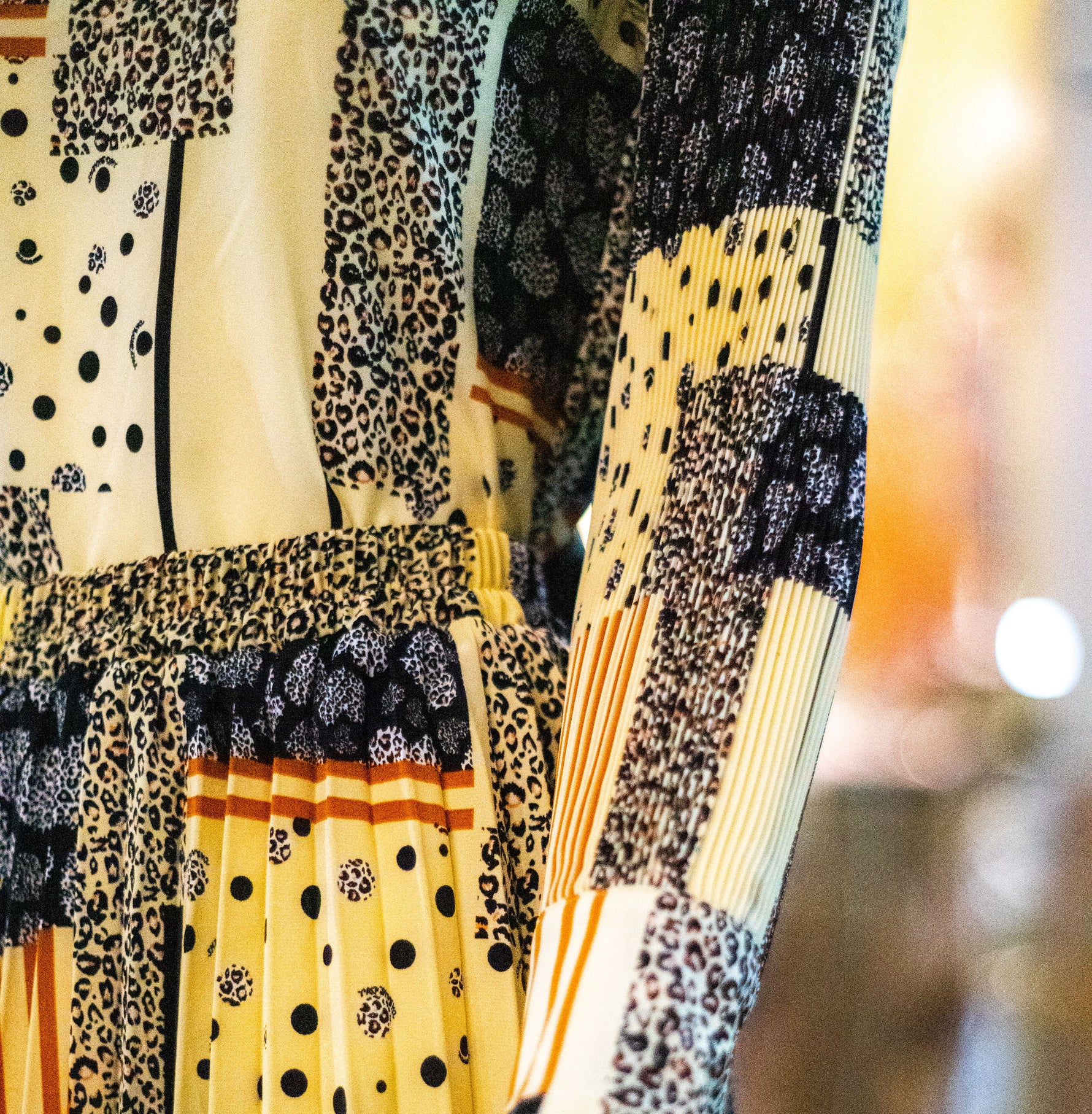 Abstract Print Two Piece Midi Dress Set MissFinchNYC