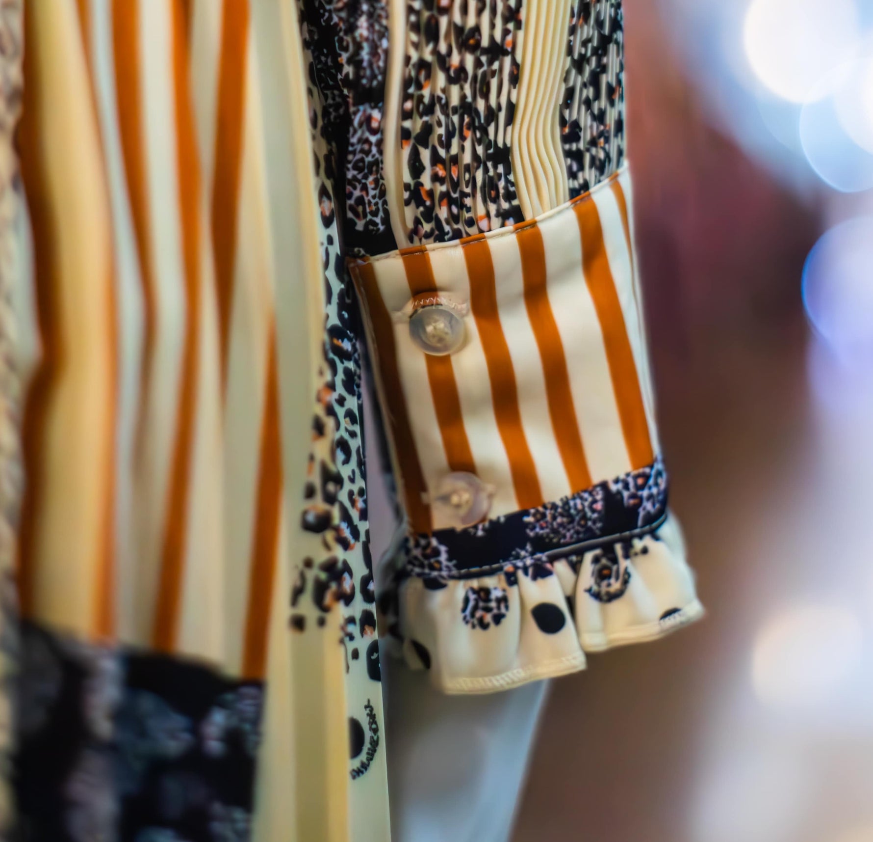 Abstract Print Two Piece Midi Dress Set MissFinchNYC