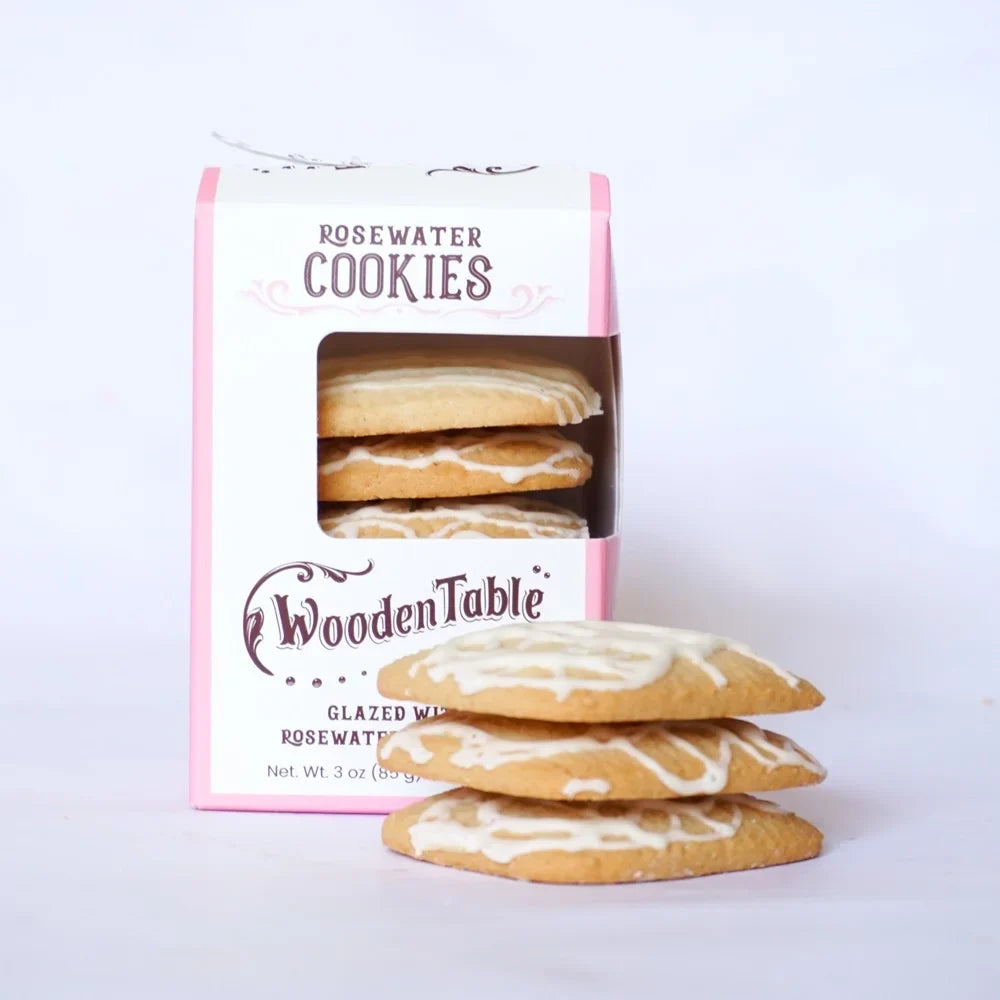 Rosewater Meringue Tea Cookies