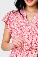 The Grace Flutter Sleeve Midi Dress - By Baano