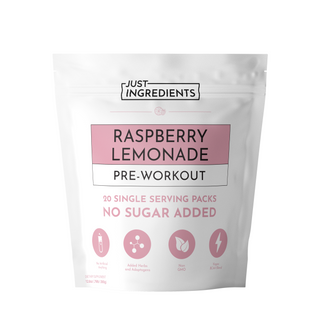 Raspberry Lemonade Pre-Workout Single Serving Packs (20) - By Baano