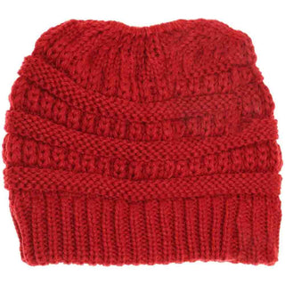 Kids Solid Classic C.C Beanie Tail