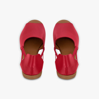 Imperial Red Peep Toes