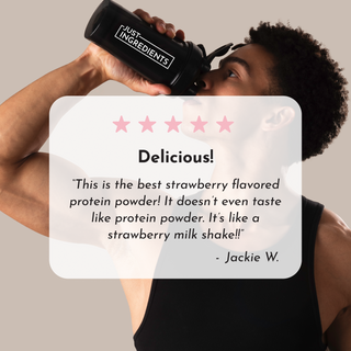 Strawberries and Cream Protein Powder - NSF - By Baano