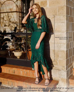 Reyna Dress - Emerald