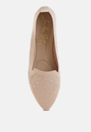 Abedi Rhinestone Embellished Pull Tab Loafers