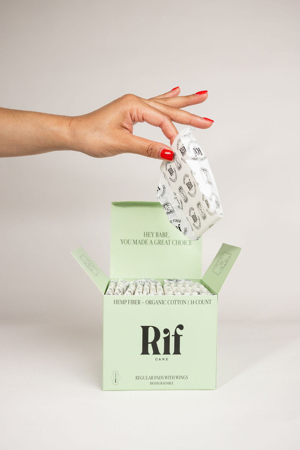 Organic Pads with wings - Regular 3 pack Bundle Rif care