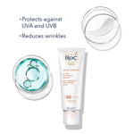 Roc Anti Wrinkle Face Sunscreen Spf 50+ 50 ml