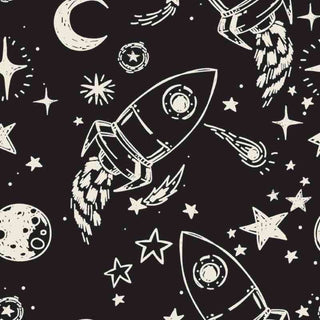 Car Seat Coat | The Road Coat Down - Rocketship Print