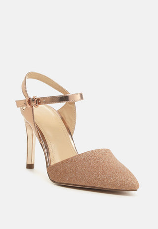 Sha Ankle Strap Slingback Stiletto Heel Sandals