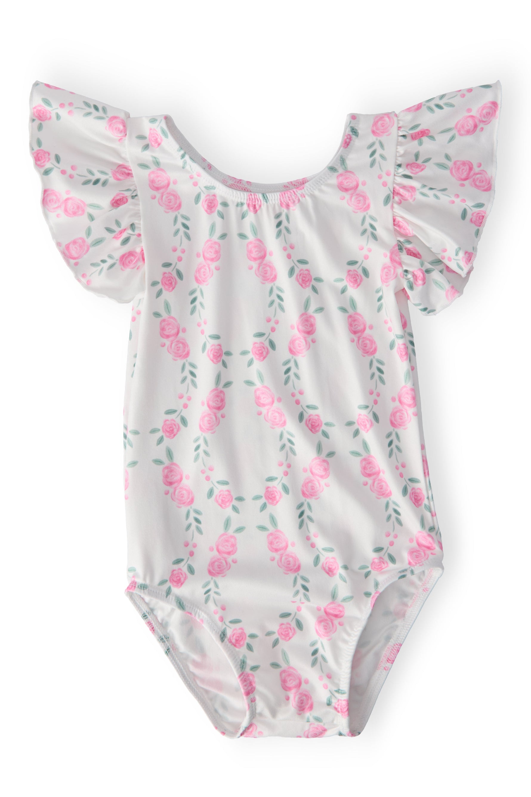 Rosie Posie S/S Flutter Sleeve Leotard