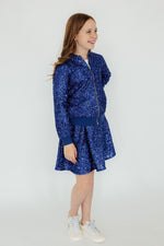 Royal Blue Sequin Jacket