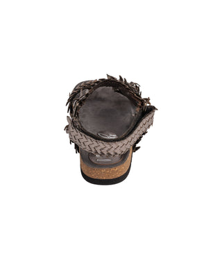 River Dance Woven Sandal in Pewter Naughty Monkey