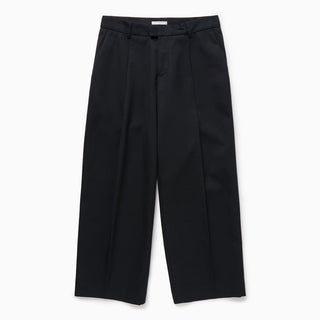 Chino Pleated Pants Dark Blue