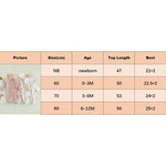 Baby Girls 2Pcs Outfit Long Sleeve Crew Neck Frills Zipper Romper Contrast Color Footies and Headband Set