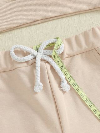 Baby Toddler Boys 2Pcs Autumn Long Sleeve Football Embroidery Top Drawstring Jogger Pants Set