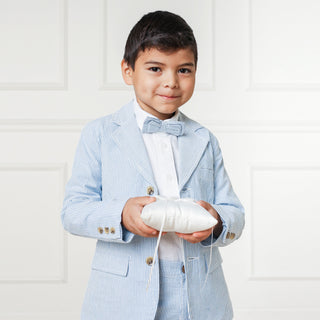 Organic Seersucker Suit Jacket - By Baano