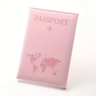 PU Passport Holder Map Pattern Ticket Passport Covers Travel Passport Protective Cover ID Credit Card Holder Travel Accessories