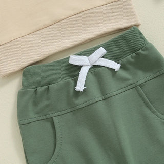 Baby Toddler Boys 2Pcs A Little Dirt Never Hurt/ Just One More Tractor I Promise Fall Outfit Letter Tractor Print Long Sleeve Top and Long Pants Set