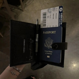 Hello Kitty Passport Holder Originality Delicate Fashion Convenient Document Storage Bag Leather High-capacity Passport Holder