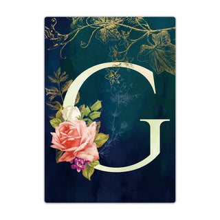 Passport Holder Travel Wallet Leather Passport Cover Cards Travel Wallet Document Organizer Case Flower Letter Name Pattern