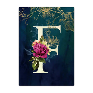 Passport Holder Travel Wallet Leather Passport Cover Cards Travel Wallet Document Organizer Case Flower Letter Name Pattern