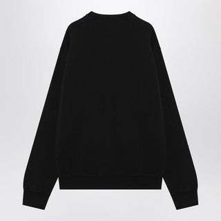 Black Cotton Sweatshirt With Logo - By Baano
