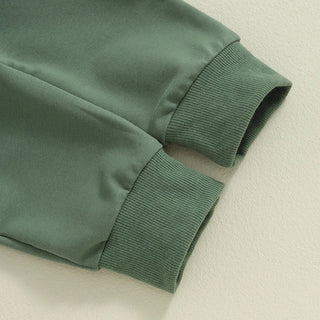 Baby Toddler Boys 2Pcs A Little Dirt Never Hurt/ Just One More Tractor I Promise Fall Outfit Letter Tractor Print Long Sleeve Top and Long Pants Set