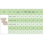 Baby Toddler Girls 2Pcs Set Floral Print Lettuce Trim Short Sleeve T-shirt Top Elastic Waist Shorts Summer Clothes Outfit