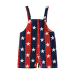 Baby Boys Girls 4th of July Romper Stars and Stripes Pattern Infant Overalls Sleeveless Tank Jumpsuit