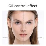 Matte Setting Powder Lasting Oil-Control Purple Glitter Pressed Powder Brightening Face Powder Jelly Compact Foundation Makeup