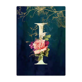 Passport Holder Travel Wallet Leather Passport Cover Cards Travel Wallet Document Organizer Case Flower Letter Name Pattern