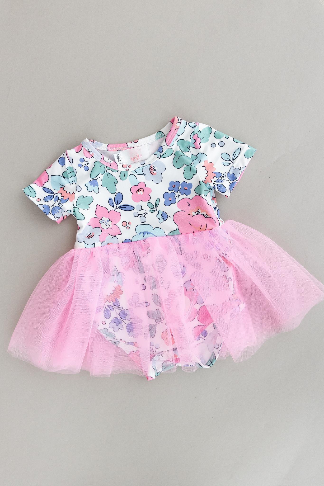 SALE Hydrangea Tutu Bodysuit