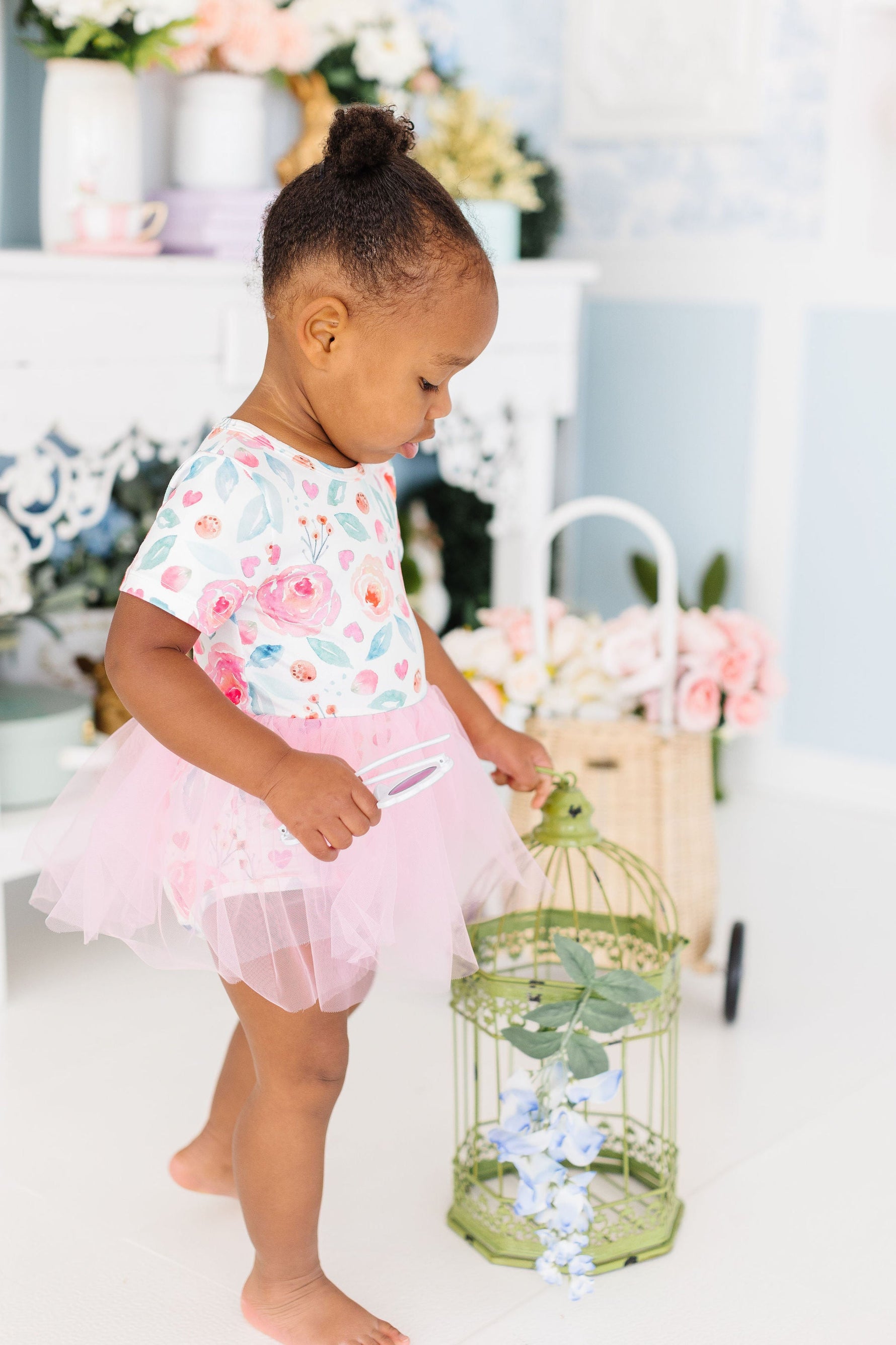 SALE Rosettes Tutu Bodysuit