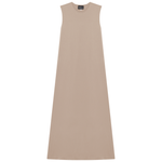 A Line Crew Neck Maxi Jumper Dress