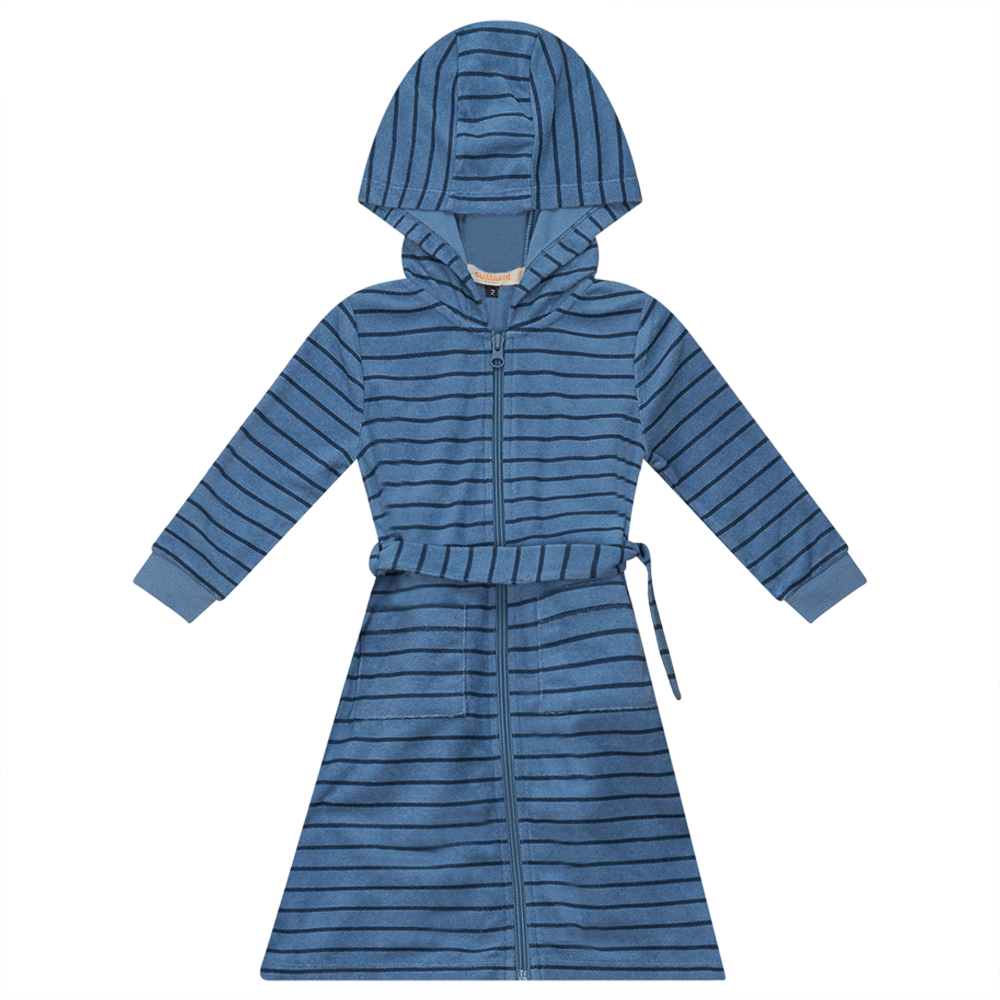 Stripped Terry Robe - By Baano