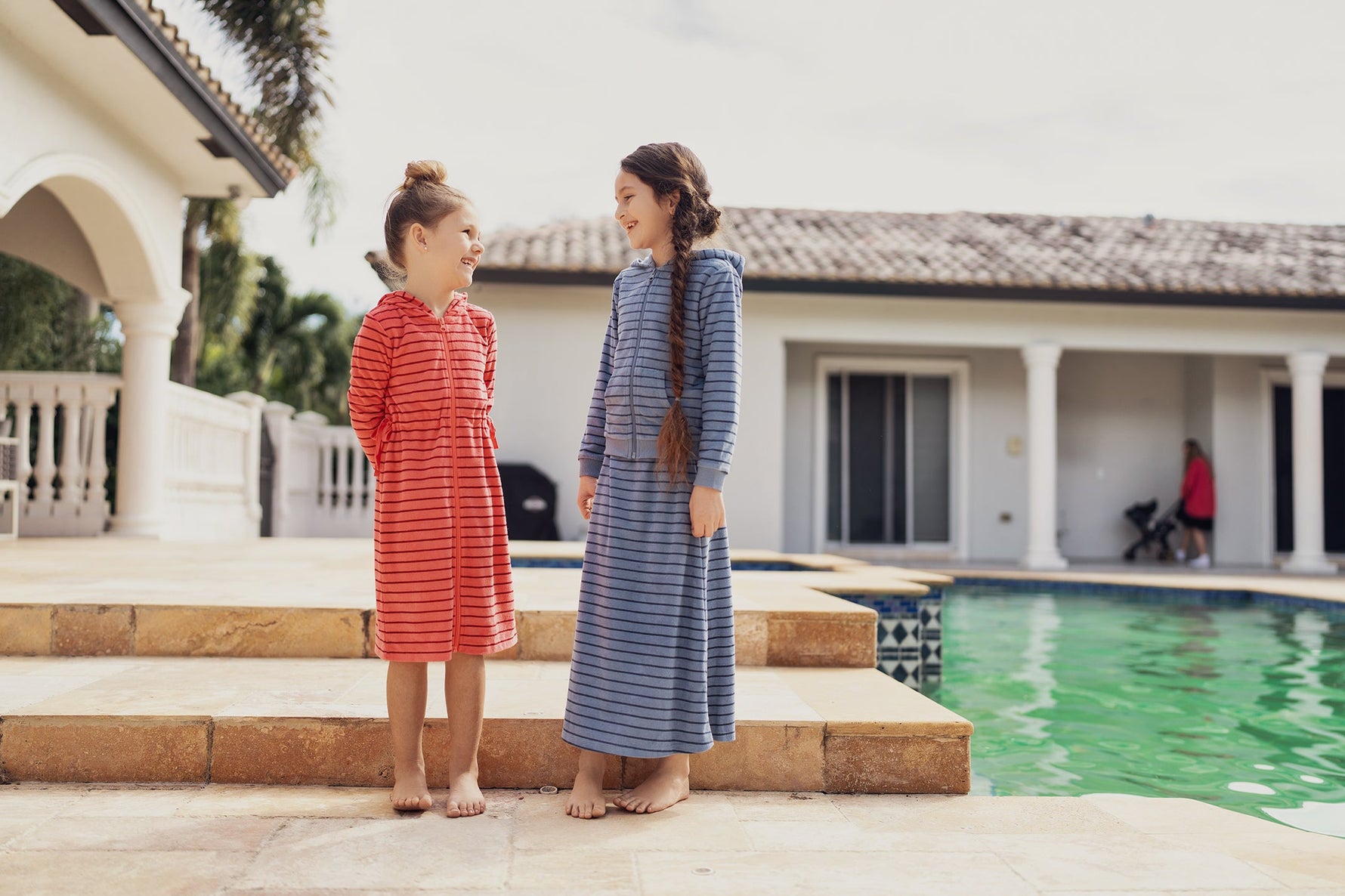 Stripped Terry 2Pc Set - By Baano