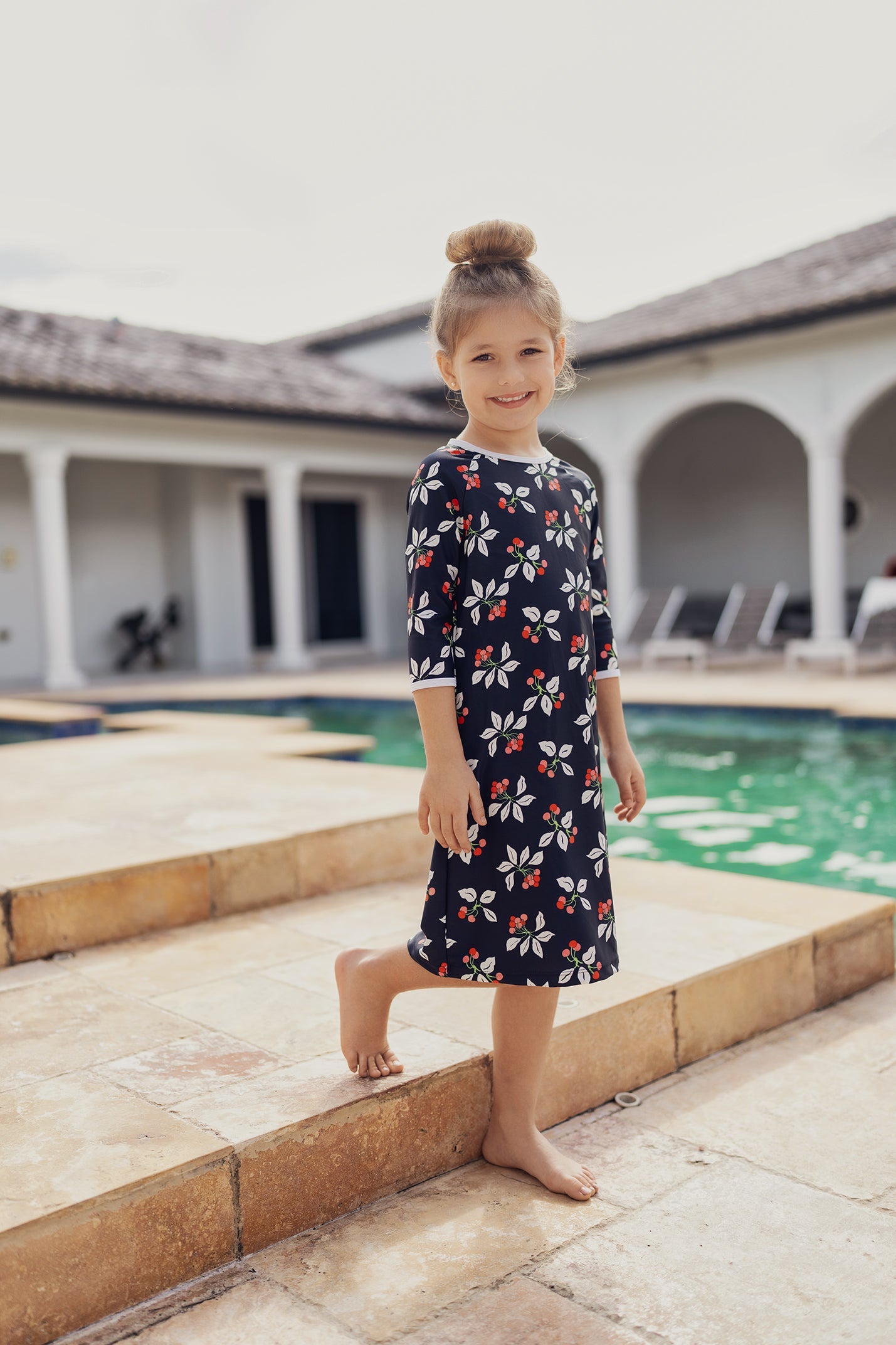 Cherry Print Swim Dress - By Baano