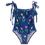 Navy/Floral