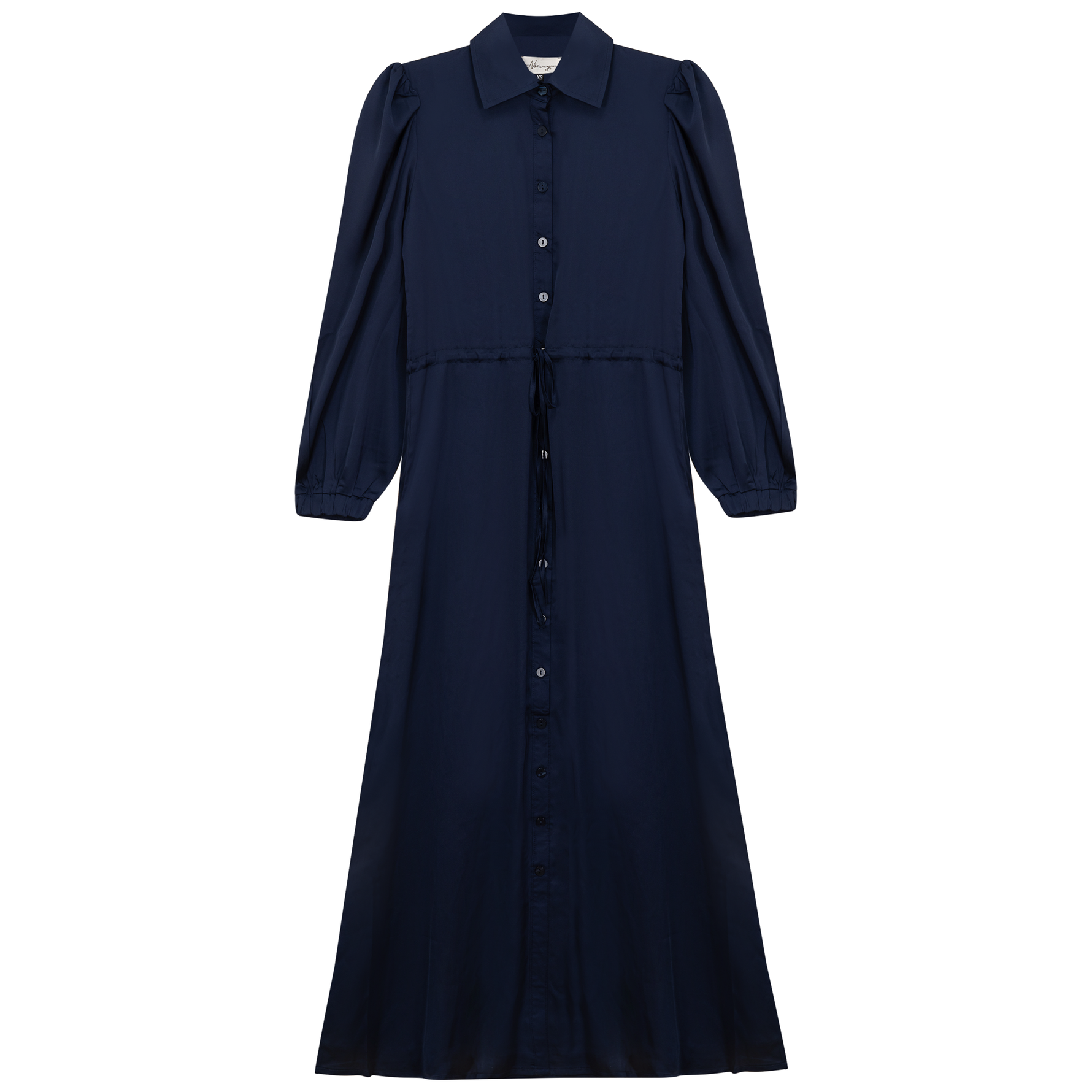 Chiffon Tie Shirt Dress
