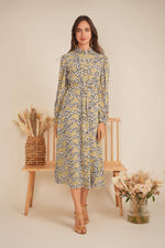 Chiffon Tie Shirt Dress