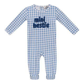 Checkered Mini Bestie Onesie TheHushShop.com