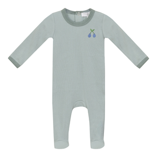 Cherry Print Rib Onesie