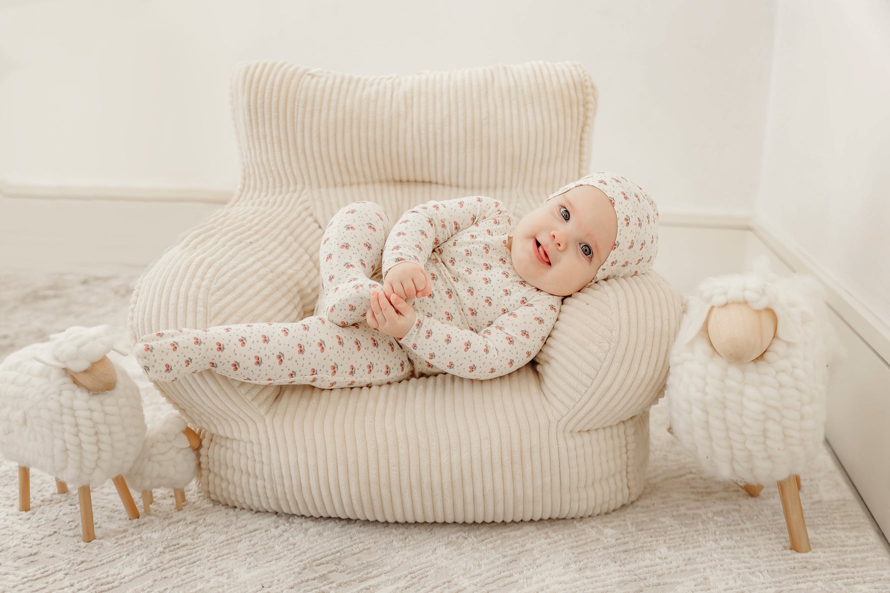 Fruit Print Onesie Set - By Baano