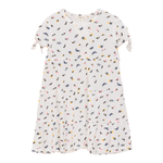 Multi Flower Print Dress - By Baano