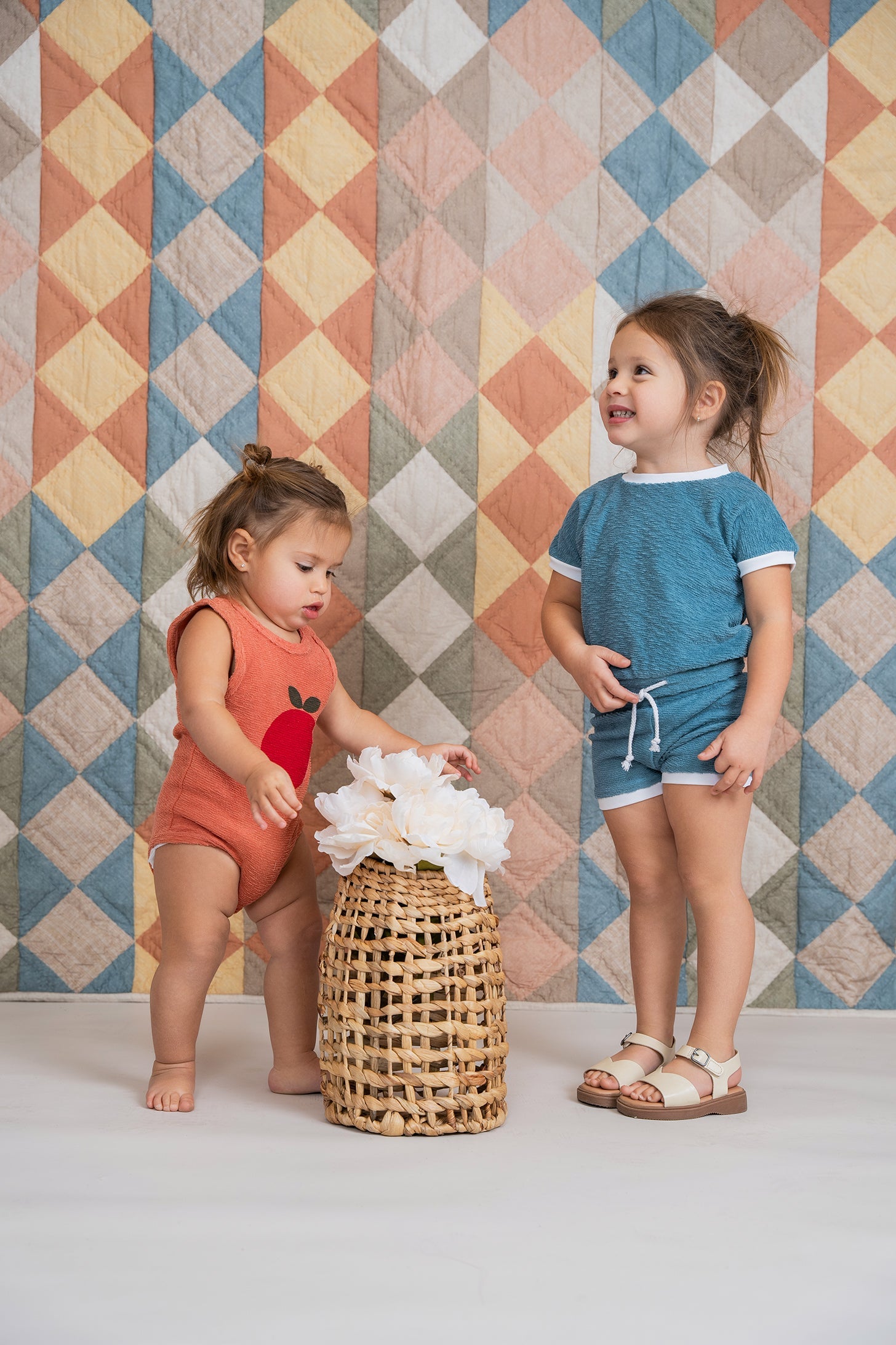 Textured Terry Romper - By Baano