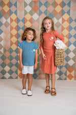 Square Textured Top - By Baano